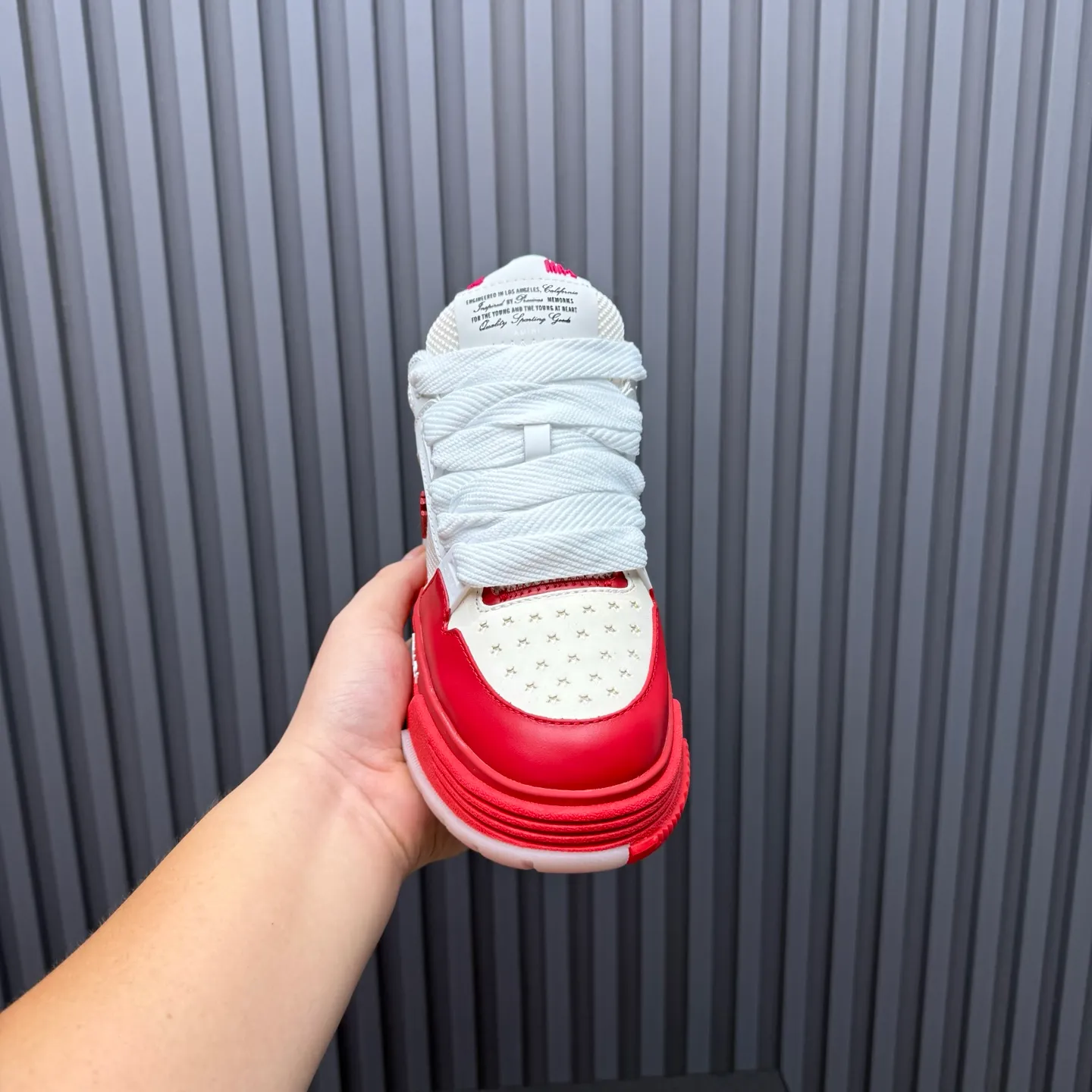 Men's shoes 💰660💰 AMIRI AMIRI trendy brand hot sale 🔥 Available all year round, couples 💑 Official website synchronization Imported fabrics 1⃣️ vs 1⃣️ replica, original factory special original sole, 35-45 (45. non-refundable)